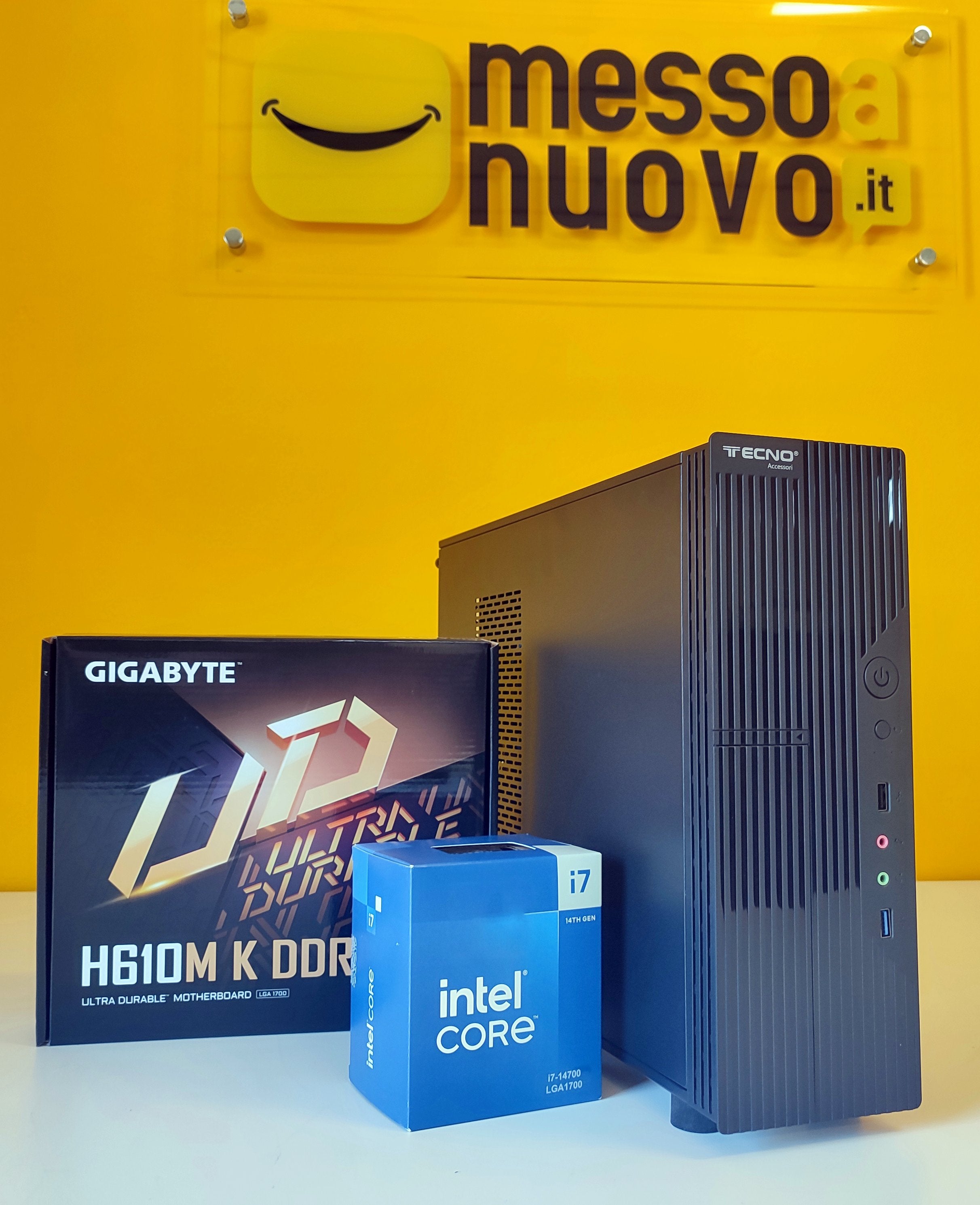 PC Assemblato Computers Parts | Intel Core i7-14700 | Ram 32GB RAM | SSD 2TB | FreeDOS Prodotto NUOVO PC Assemblato Computers Parts | Intel Core i7-14700 | Ram 32GB RAM | SSD 2TB | FreeDOS Prodotto NUOVO